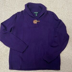 Ralph Lauren violet sweater